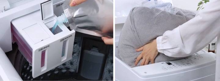 ニトリ】計量と投入の手間いらず!毎日の家事が楽になる、8kg洗剤自動 ニトリ】計量と投入の手間いらず!毎日の家事が楽になる、8kg洗剤自動