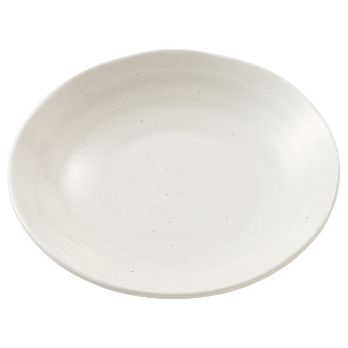 丸皿 16cm（アイボリー 美濃焼）