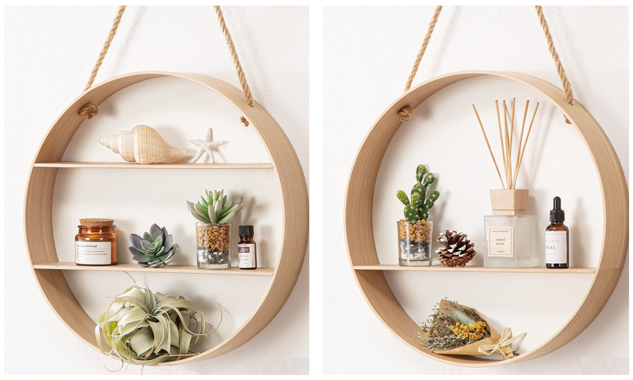 壁面を有効活用でき、インテリアのアクセントになるウォールシェルフに