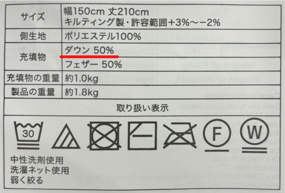 ニトリの羽毛布団回収】全国のニトリで9月30日（月）より期間