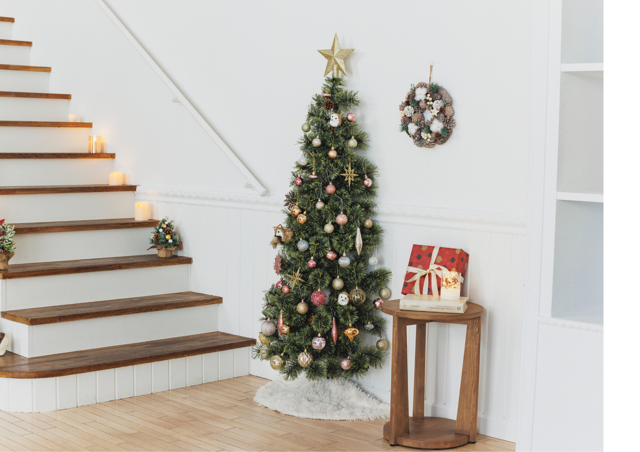 ニトリ⭐︎ハーフツリー180cm 2024年ニトリのクリスマスが販売スタート