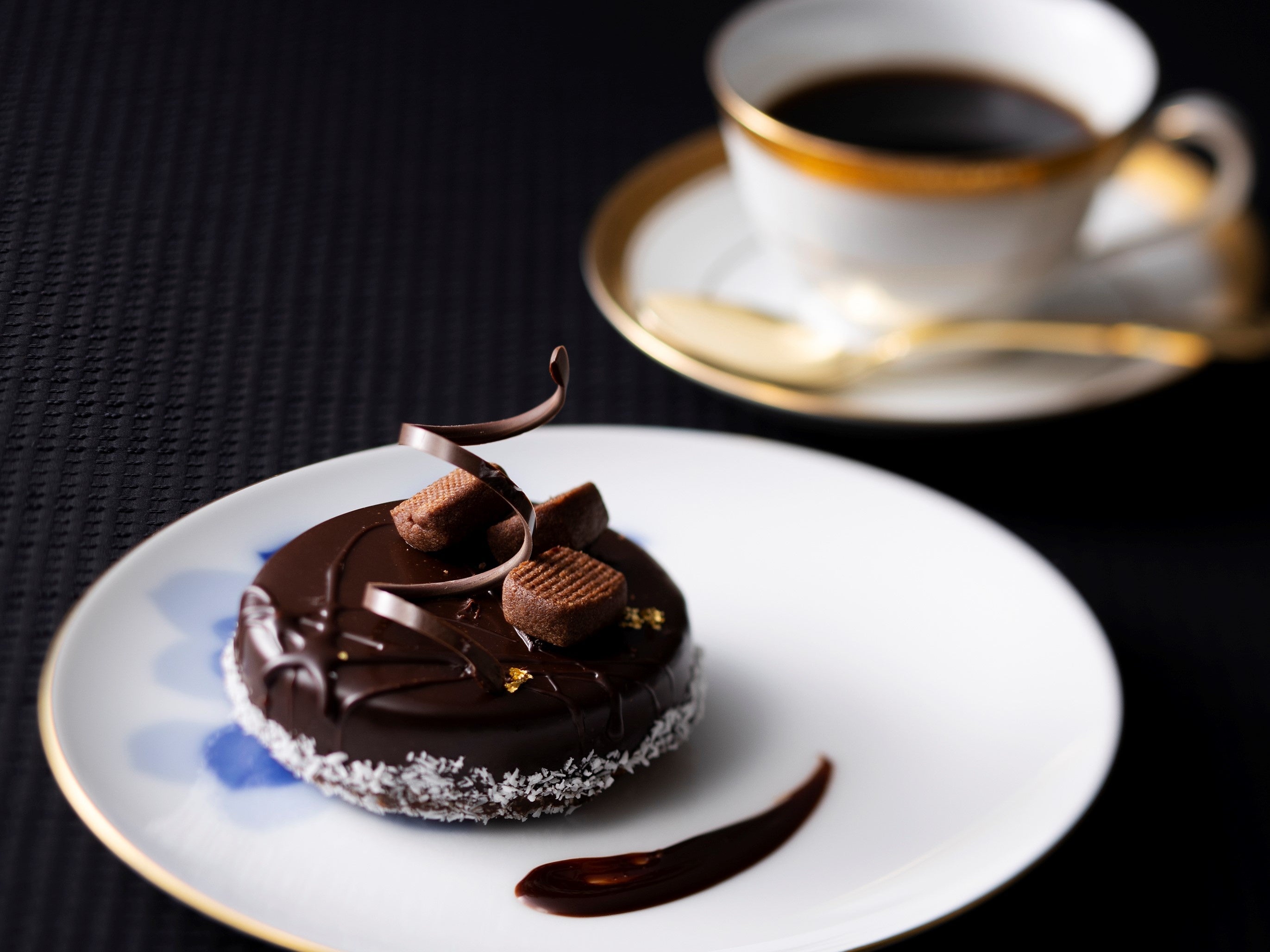 ケーキセット 「ムースショコラ」