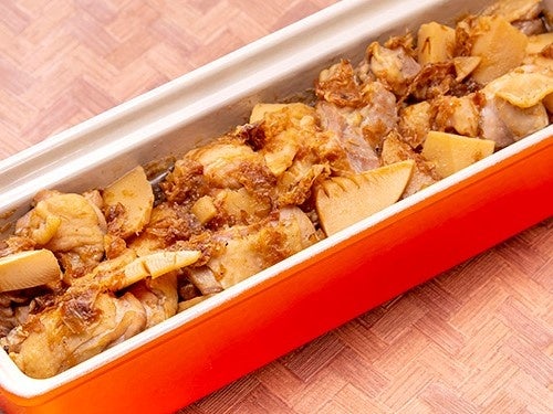 鶏肉と筍のおかか煮