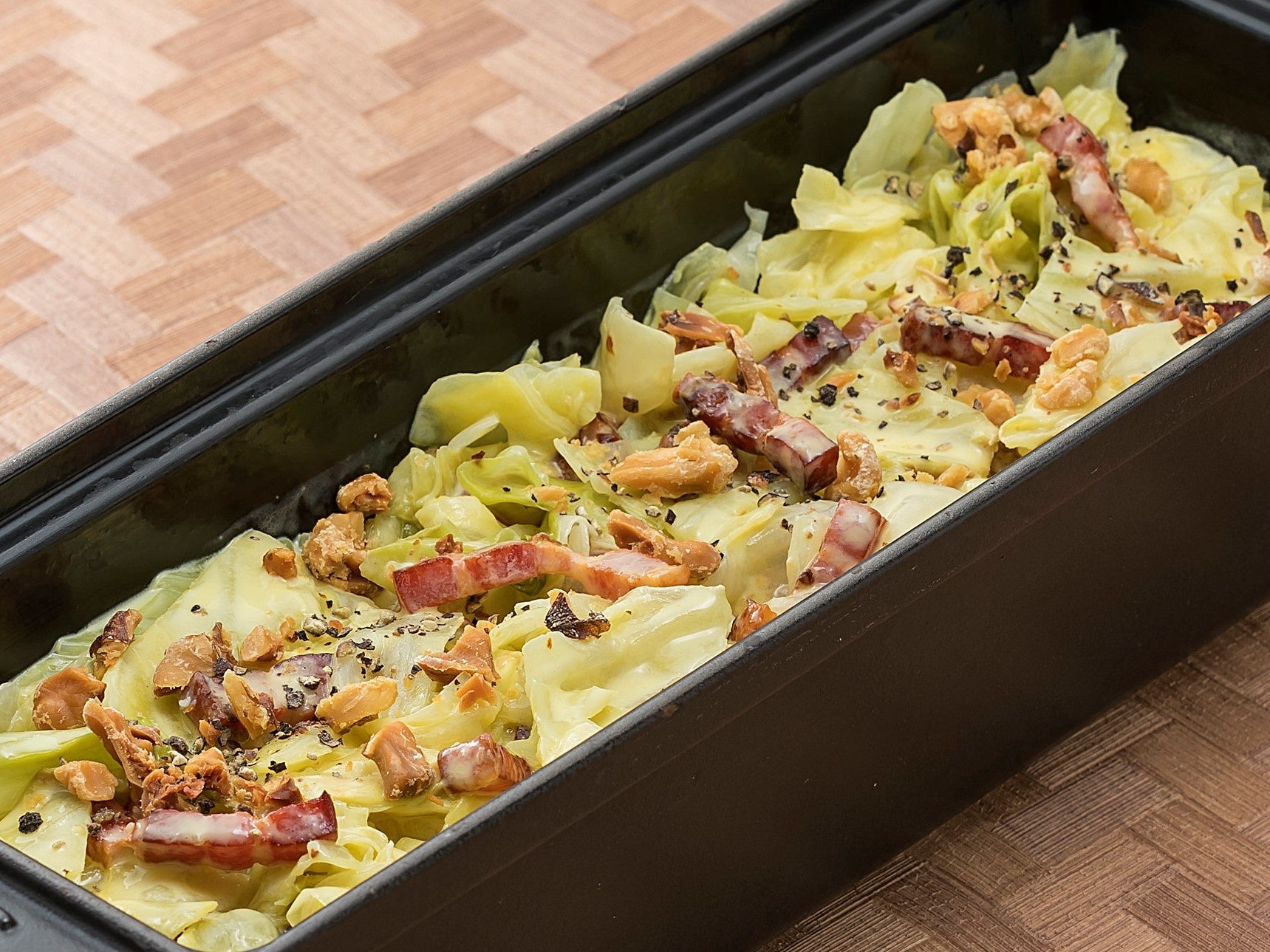 春キャベツのカルボナーラ