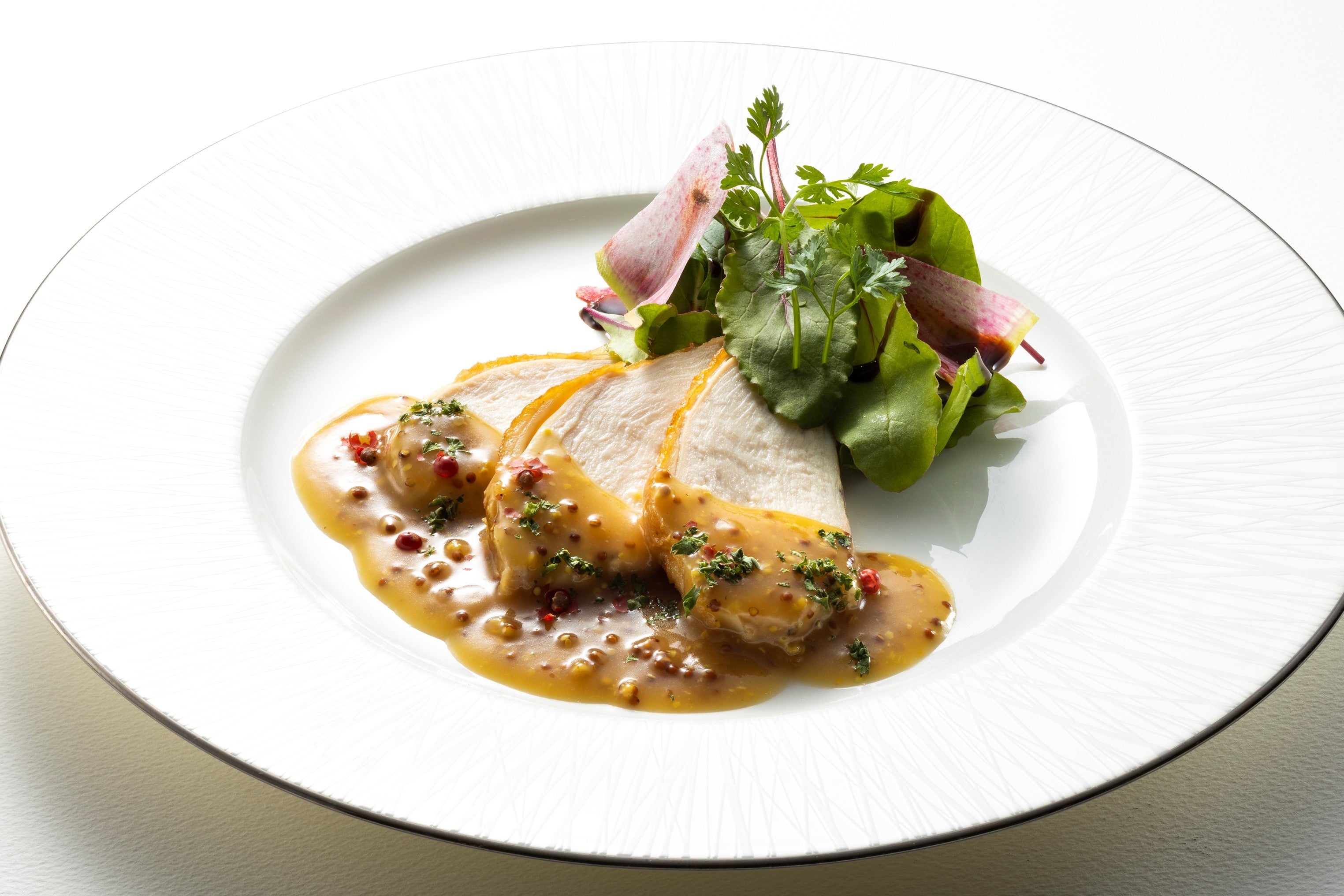 鶏肉のロースト ハニーマスタードソース