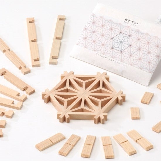 「江戸組子の麻の葉文様 コースター作り」