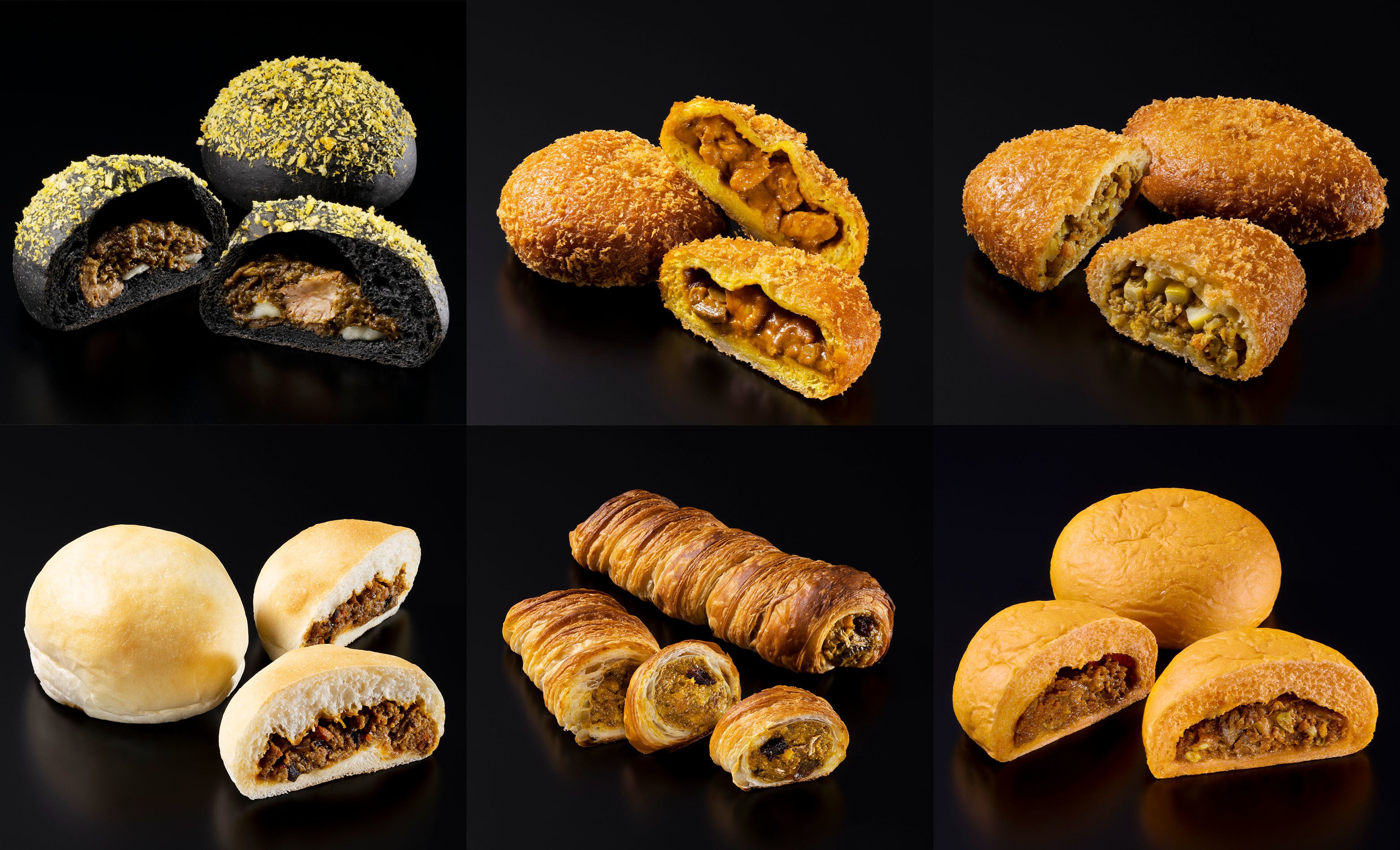 華麗なるシェフのカレーパン　6種