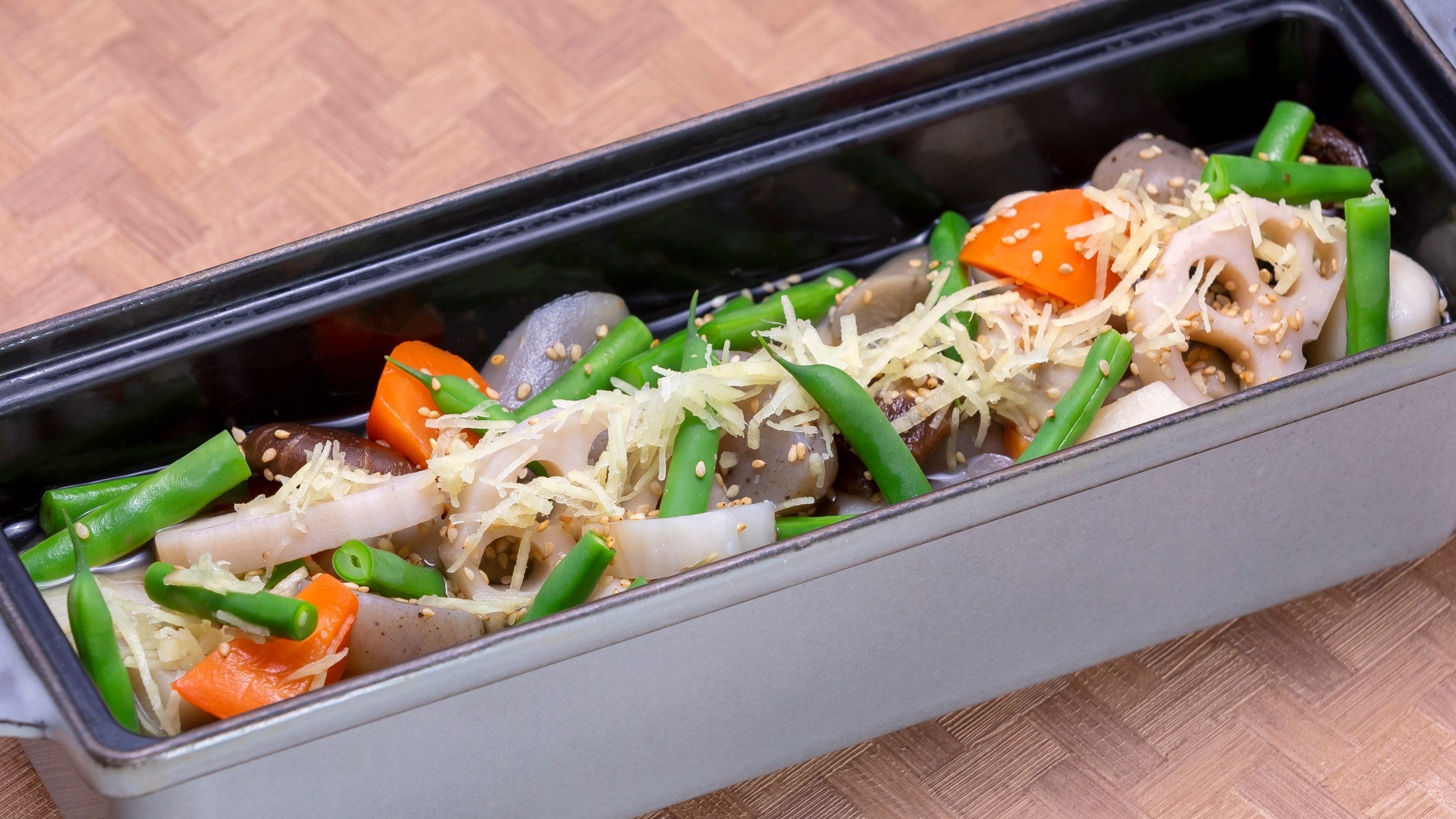 こんにゃくと根菜の含め煮