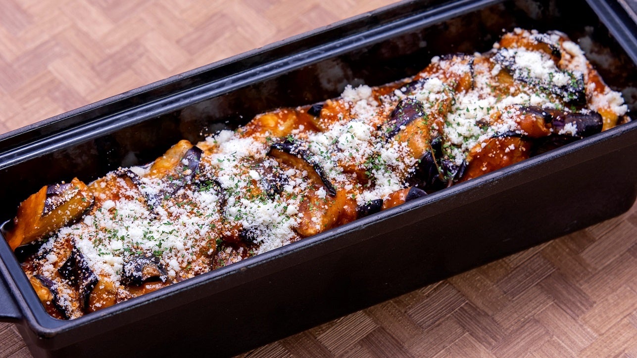 茄子のボロネーズ