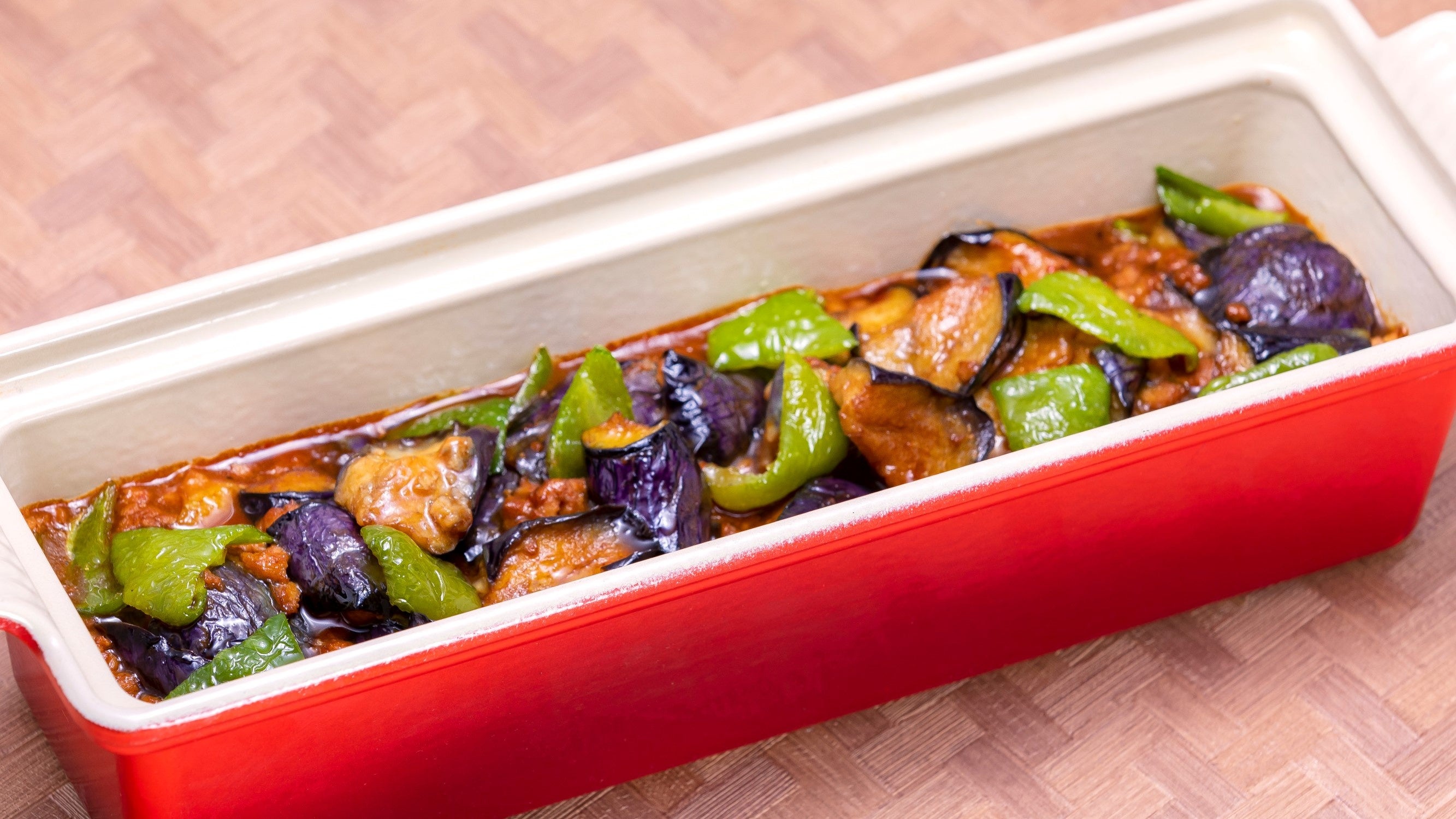 大豆ミートの麻婆茄子