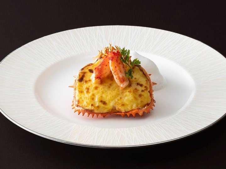 花咲蟹のグラタン　テルミドール風