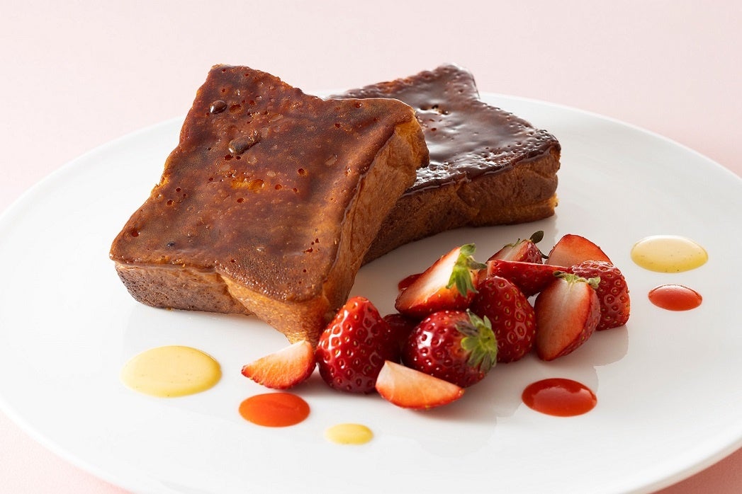 苺のフレンチトースト