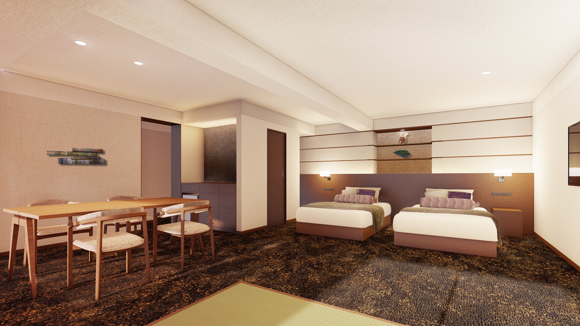 特別室「天然温泉&サウナ付き客室」(70㎡、イメージ)