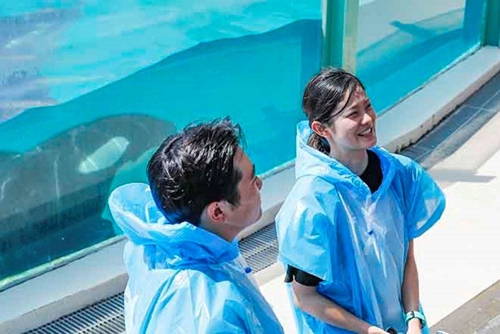 緊張がほぐれインタビューにも笑顔