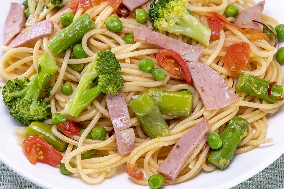 夏メニュー/モルタデッラと夏野菜のパスタ(イメージ)