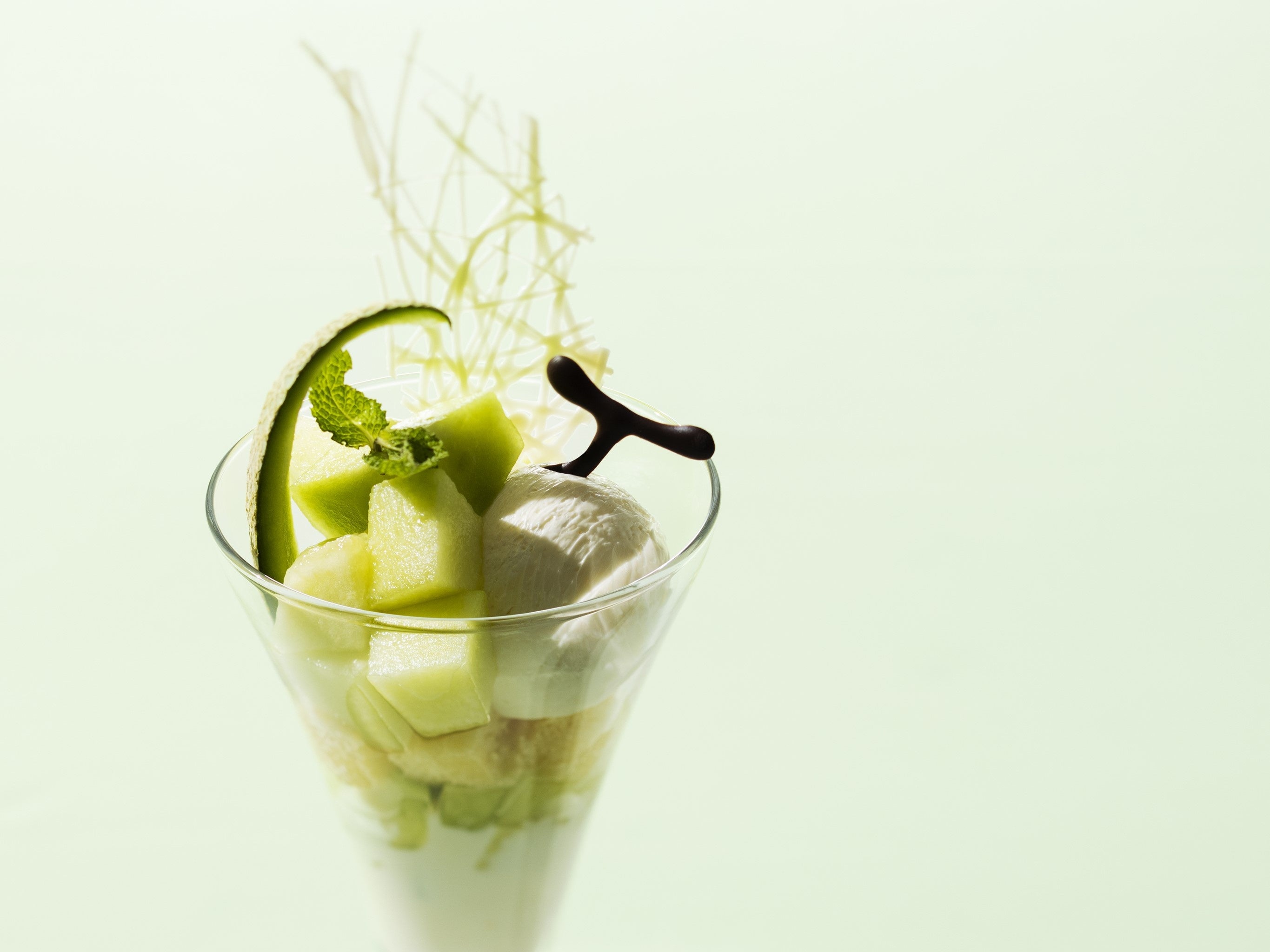 「メロンパフェ」