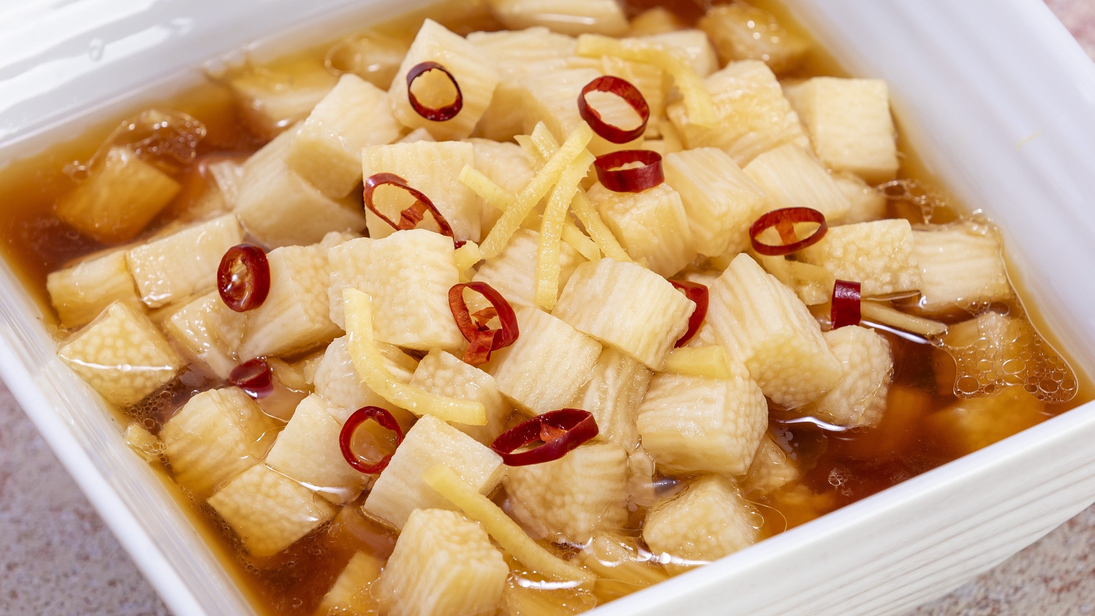 長芋の生姜風味マリネ