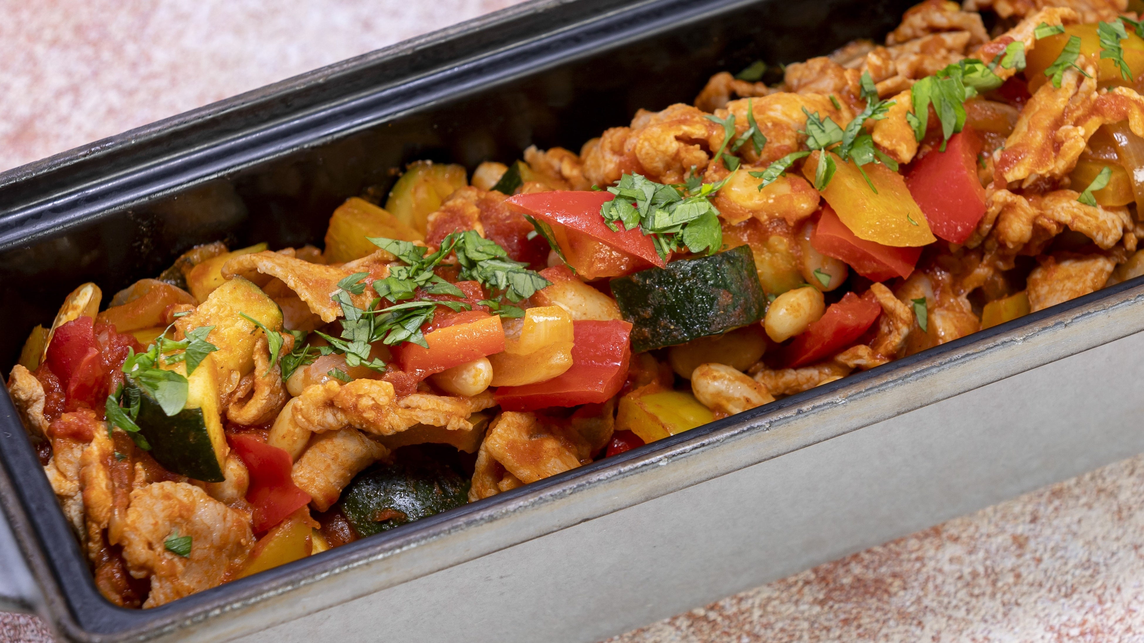 豚肉と野菜のカレートマト煮