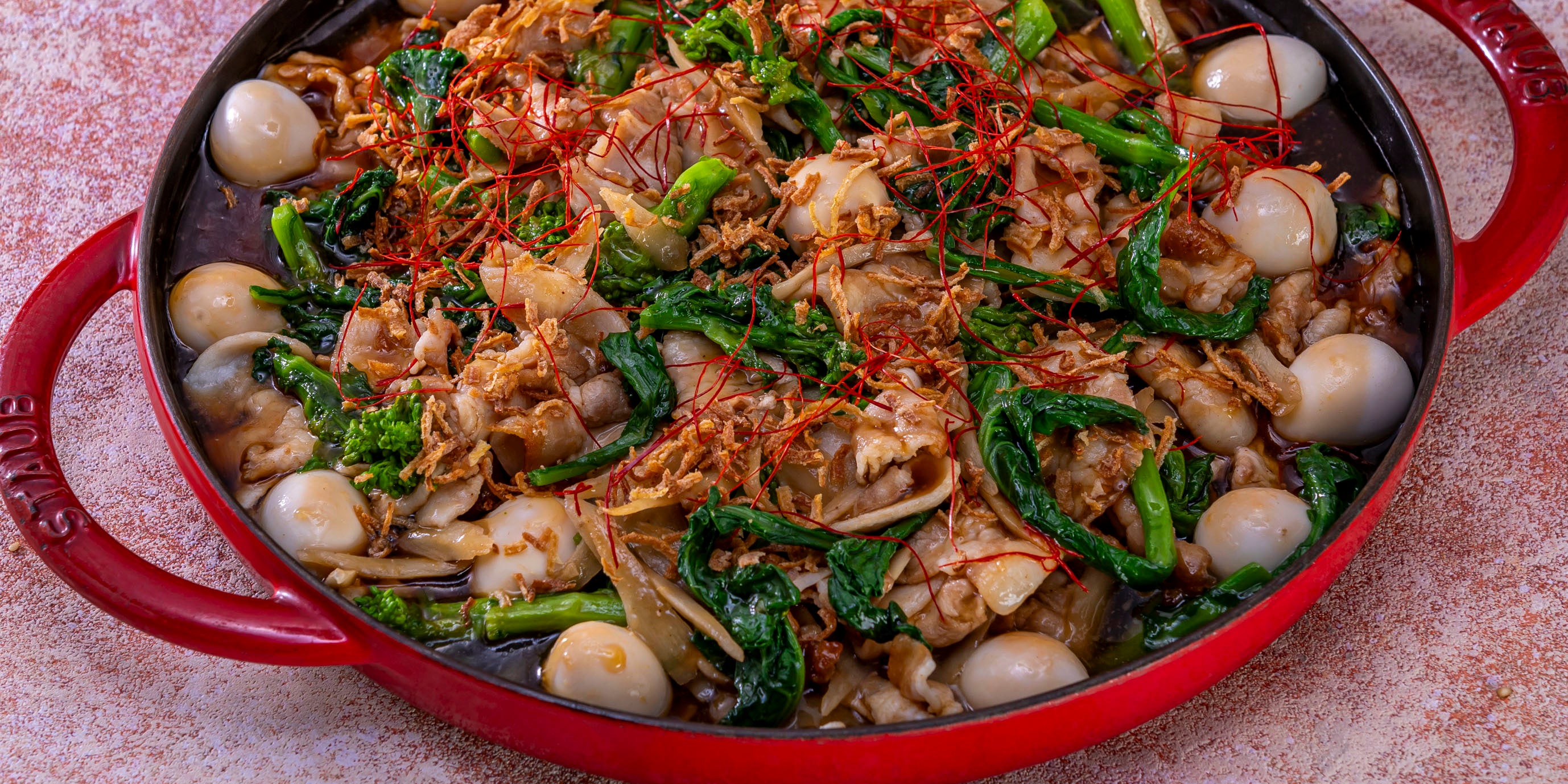 豚肉と菜花の魯肉風