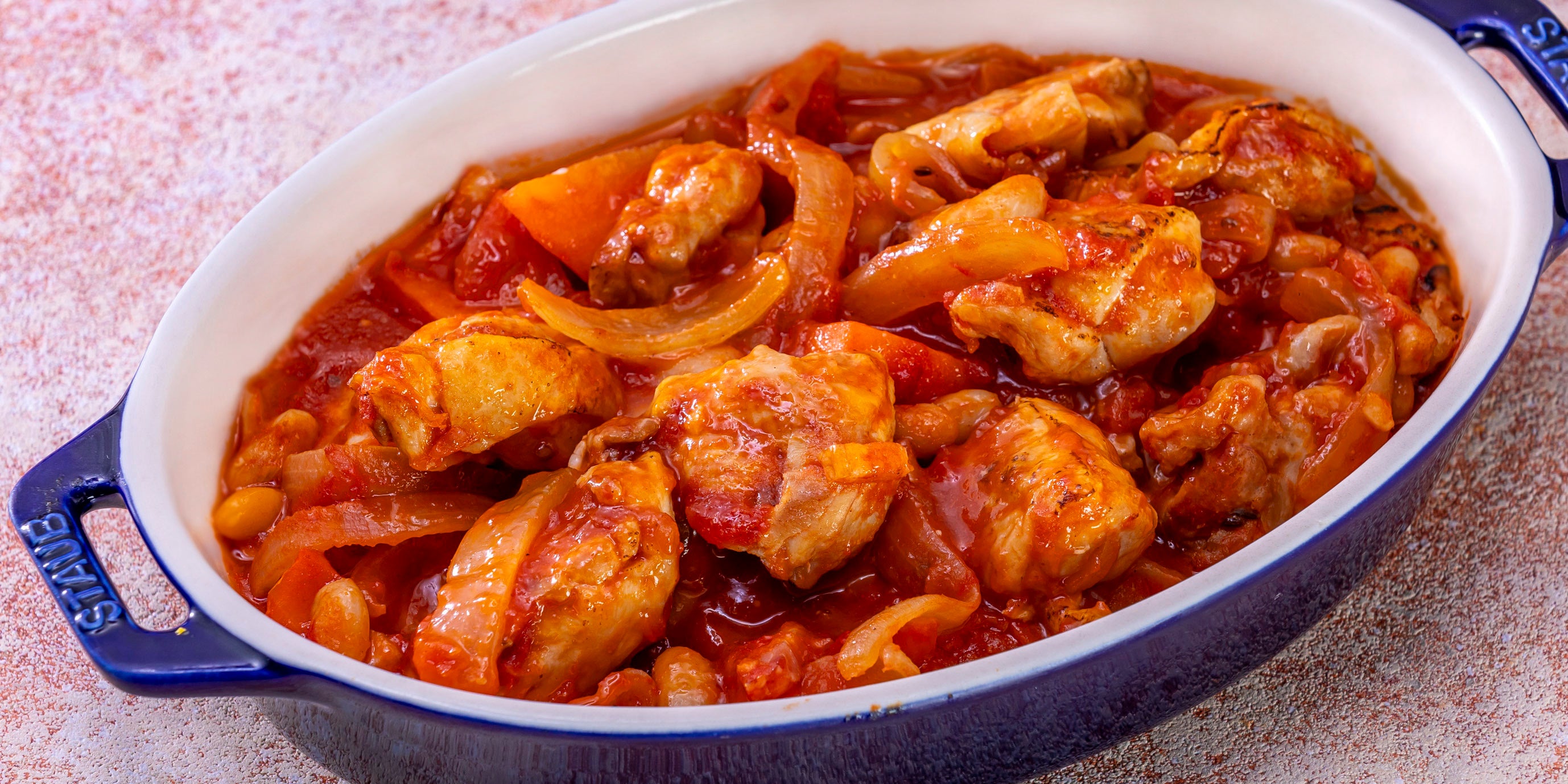鶏肉とインゲン豆のカスレ