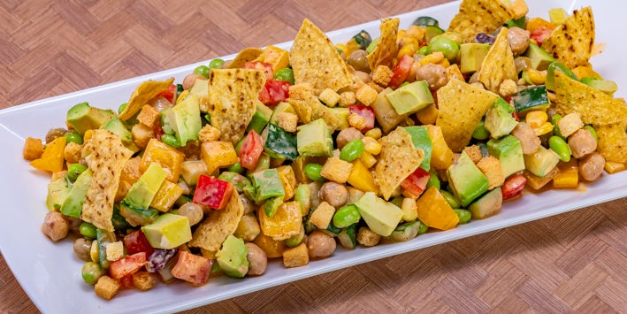 彩り野菜のメキシカンサラダ