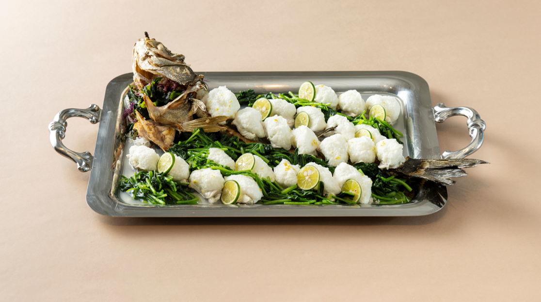 瀬戸内鱸のヴァプール 酢橘のかおり