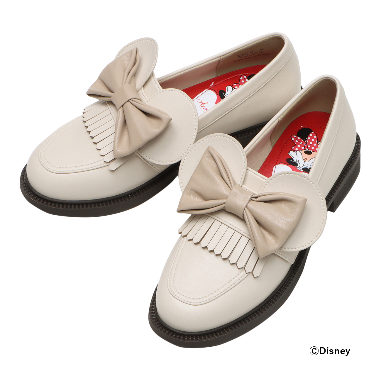 Areeamアリームディズニーミニーローファーセット Areeam】ABCマートと初のコラボレーション！3WAY仕様の「ミニーマウス