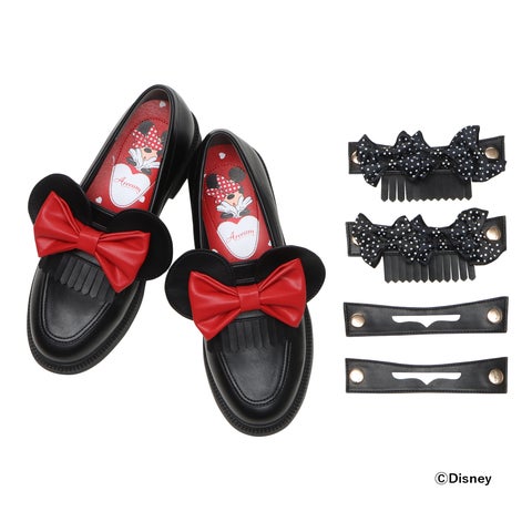 アリーム ミニーデザインローファー アイボリー アリーム ミニー アリーム ミニーデザインローファー アイボリー アリーム ミニー