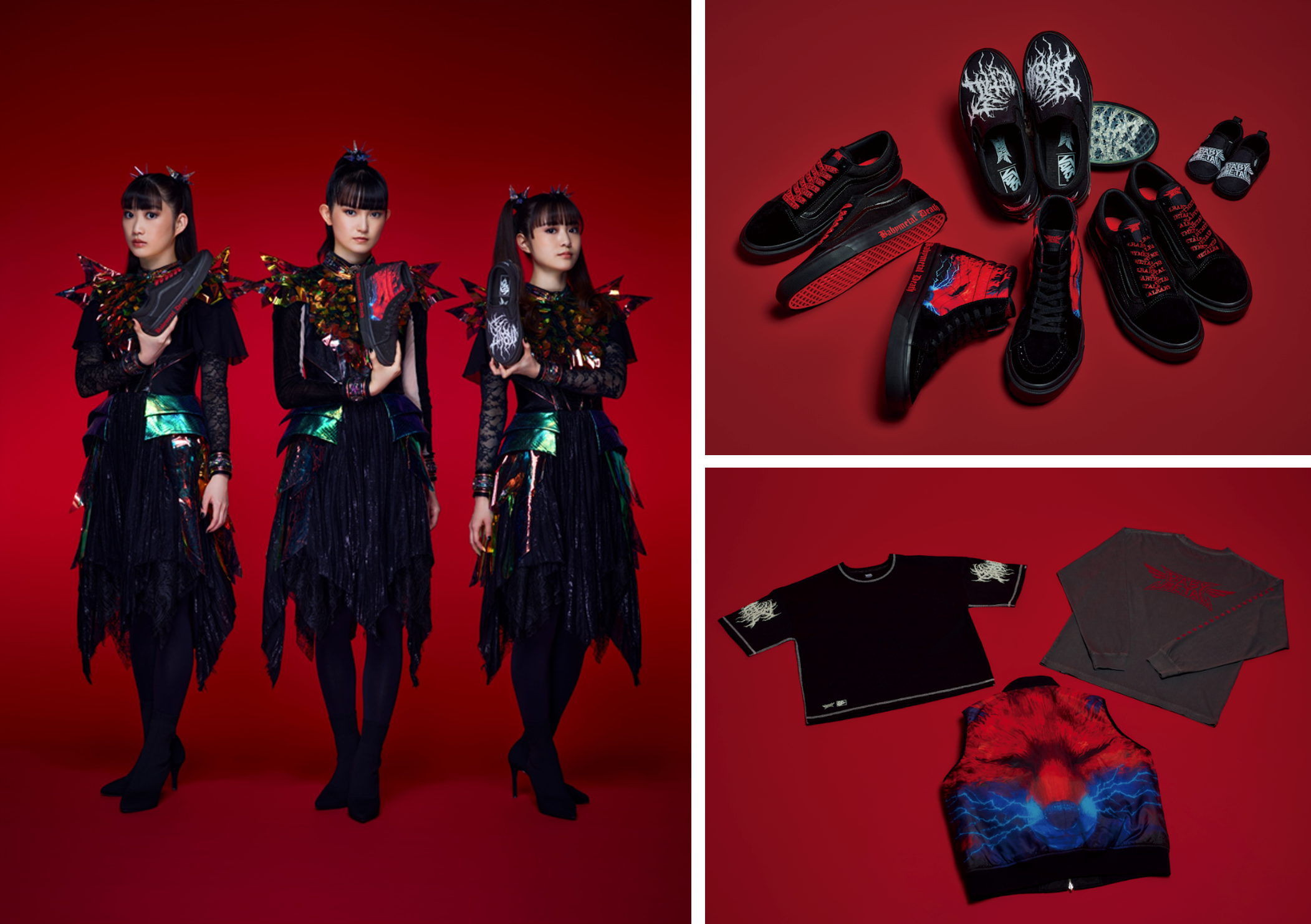 【ABC-MART限定発売】世界的人気アーティスト「BABYMETAL」が結成15周年を記念して「Vans」と初のコラボが実現！