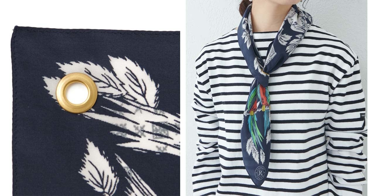 russet」×「DuRē」日本のシルク技術を結集したコラボスカーフを販売