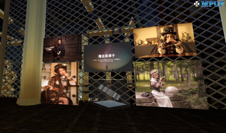 メタバース3D空間 展示ブースイメージ