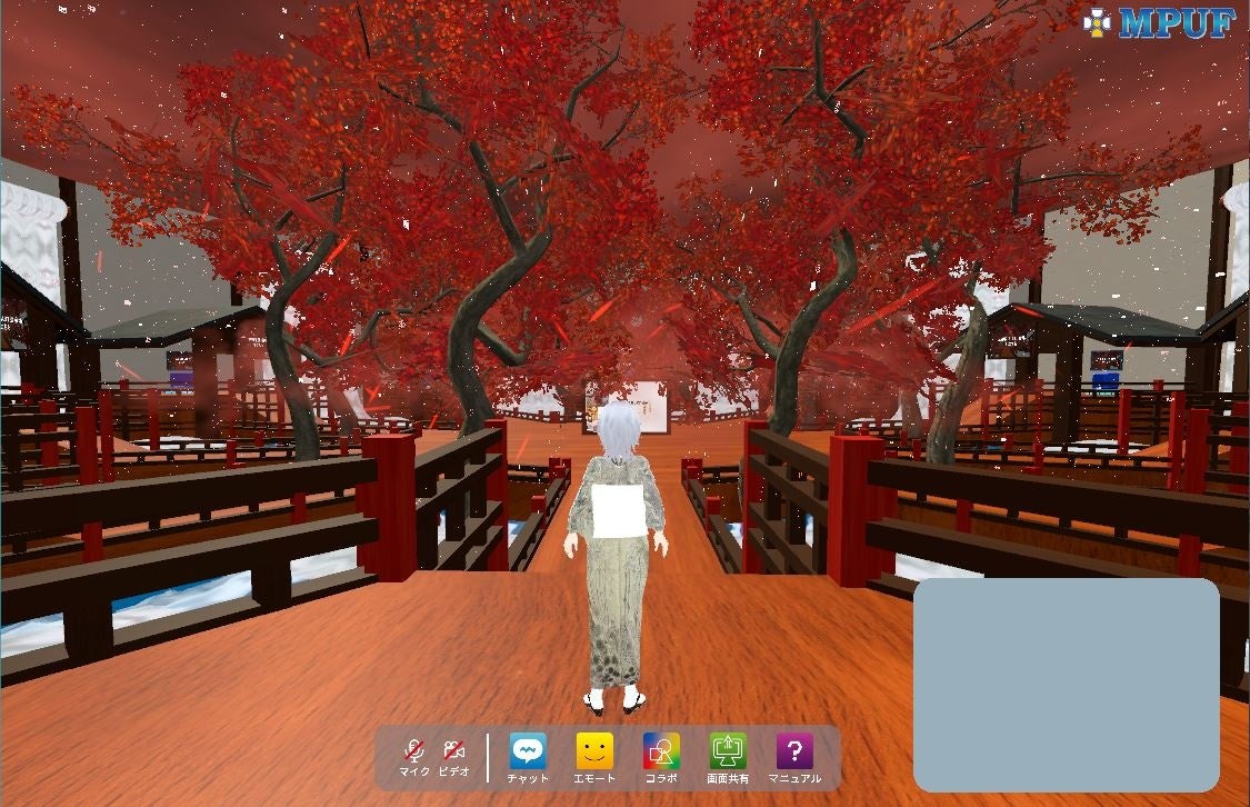 総合入口　雪降るメタバース京都会場