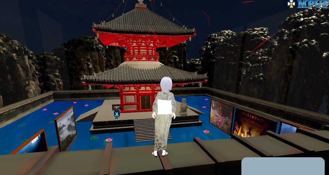 空海　空から見るお堂と展示