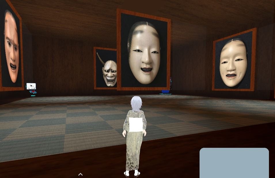 Noh mask costume exhibition