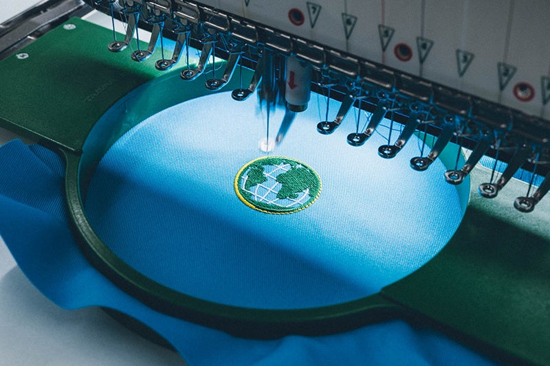 リペアカスタムの刺繍