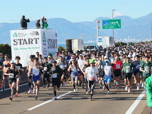 ゴミ排出量を削減し続ける「第20回湘南国際マラソン」をザ・ノース・フェイスがサポート ゴミ排出量を削減し続ける「第20回湘南国際マラソン」をザ・ノース・フェイスがサポート