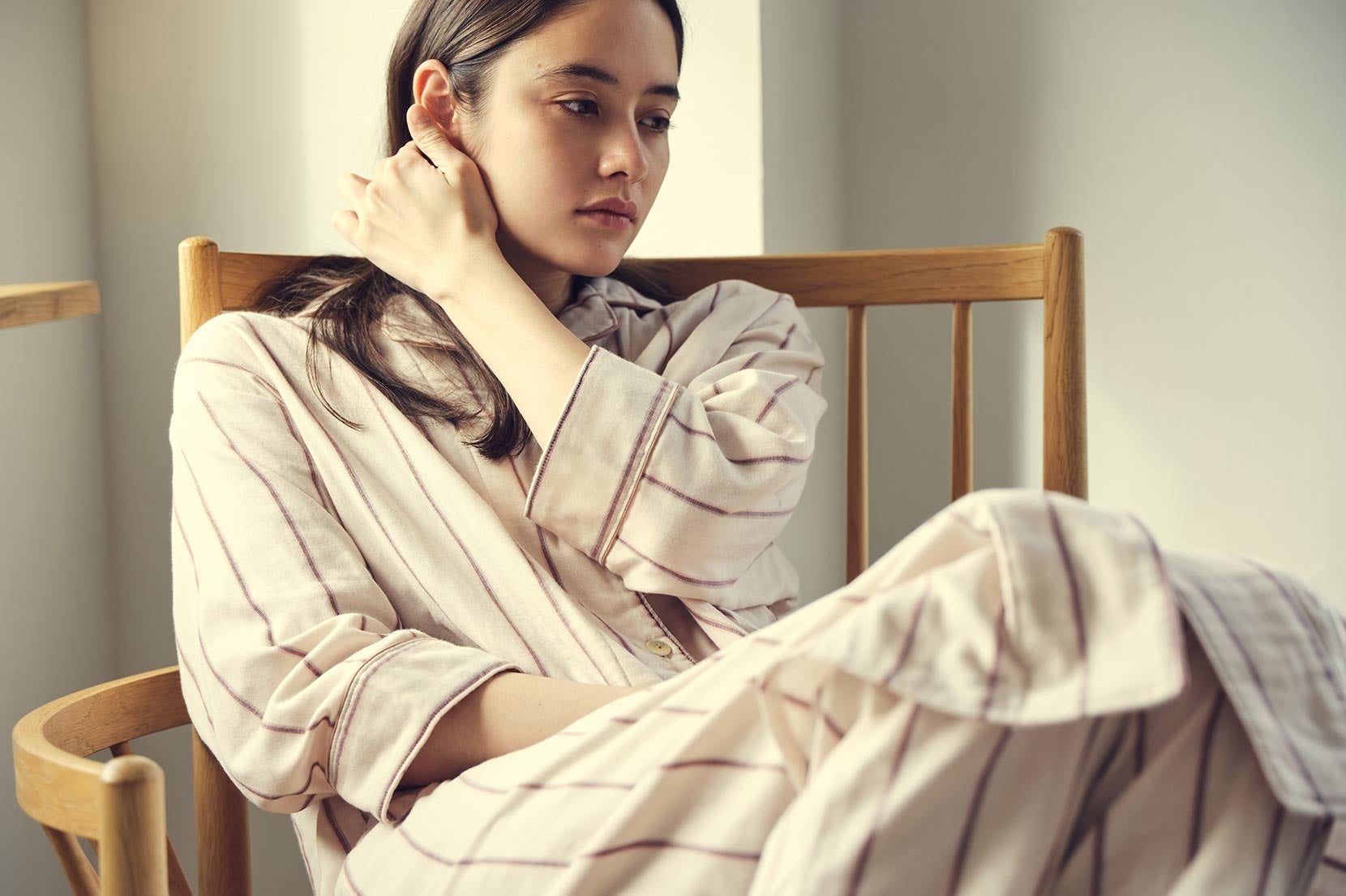 Kaimin Labo×Setsuko Todoroki　轟木節子さんとつくった、からだがよろこぶ ストレッチ雲ごこちガーゼのナイトウェア。