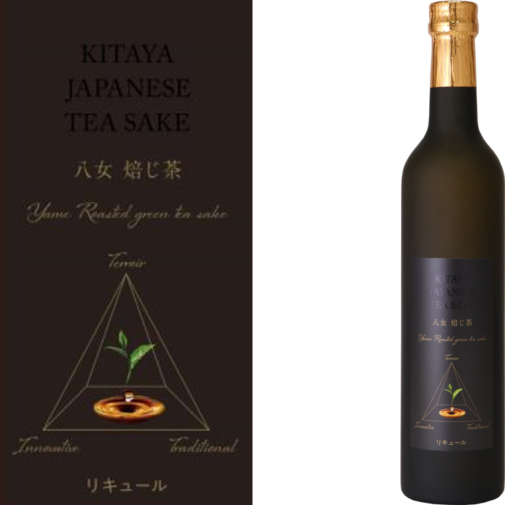 KITAYA JAPANESE TEA SAKE 焙じ茶 　内容量：500ml 　原材料名：日本酒（国内製造）、米（国産）、緑茶（焙じ茶）　アルコール分：12度