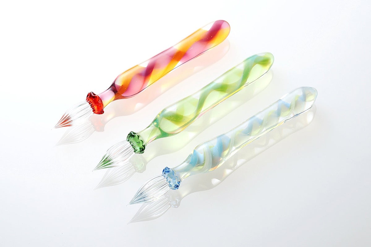 Kokeshi×趣味の文具箱カクテル・ガラスペン