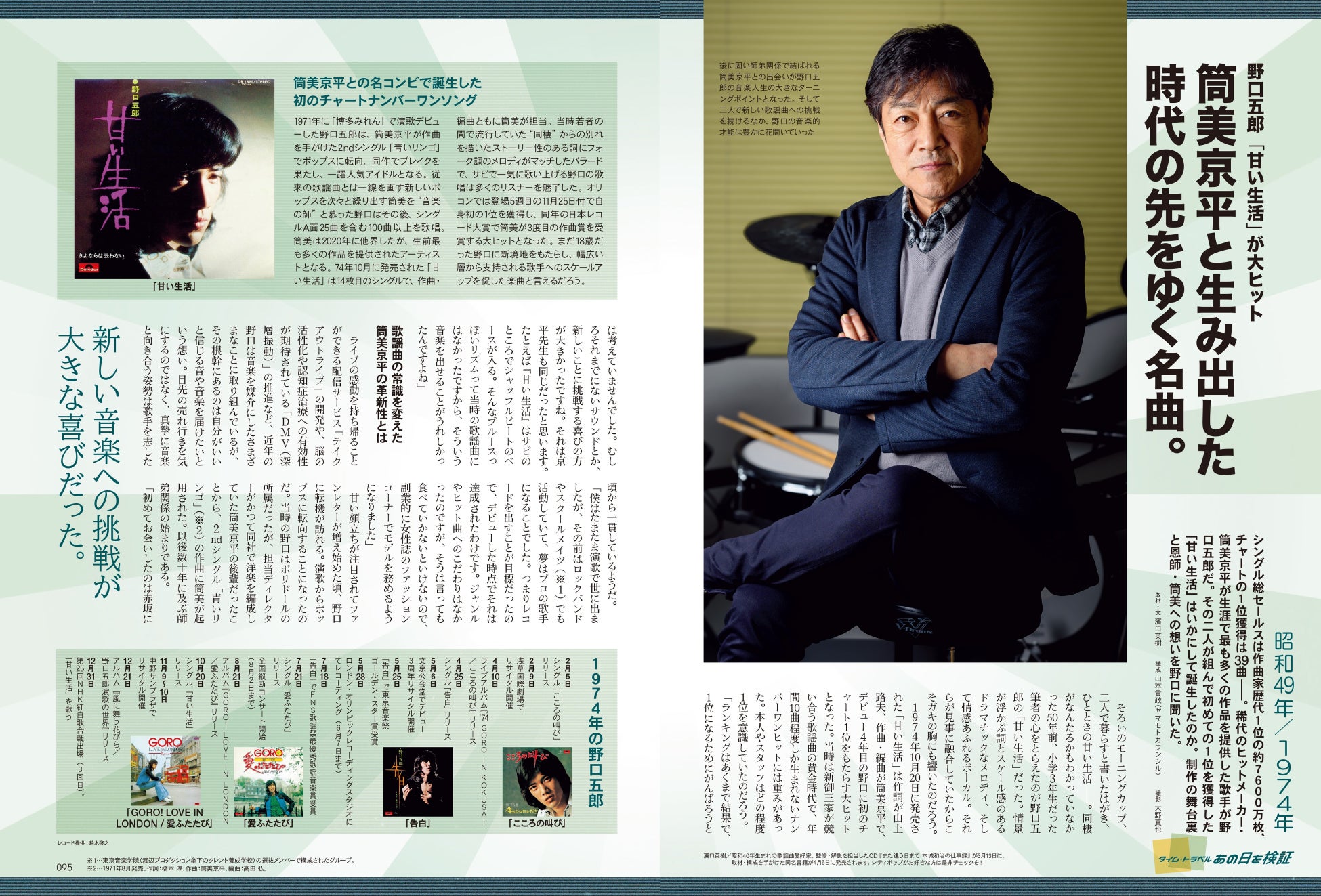 『昭和40年男』2024年4月号/俺たちの時間旅行 タイム・トラベル 1974