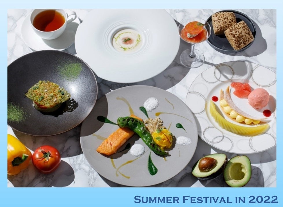 “インナーから輝く夏のウェルネス”がテーマの「ウェルネス・ランチコース」より