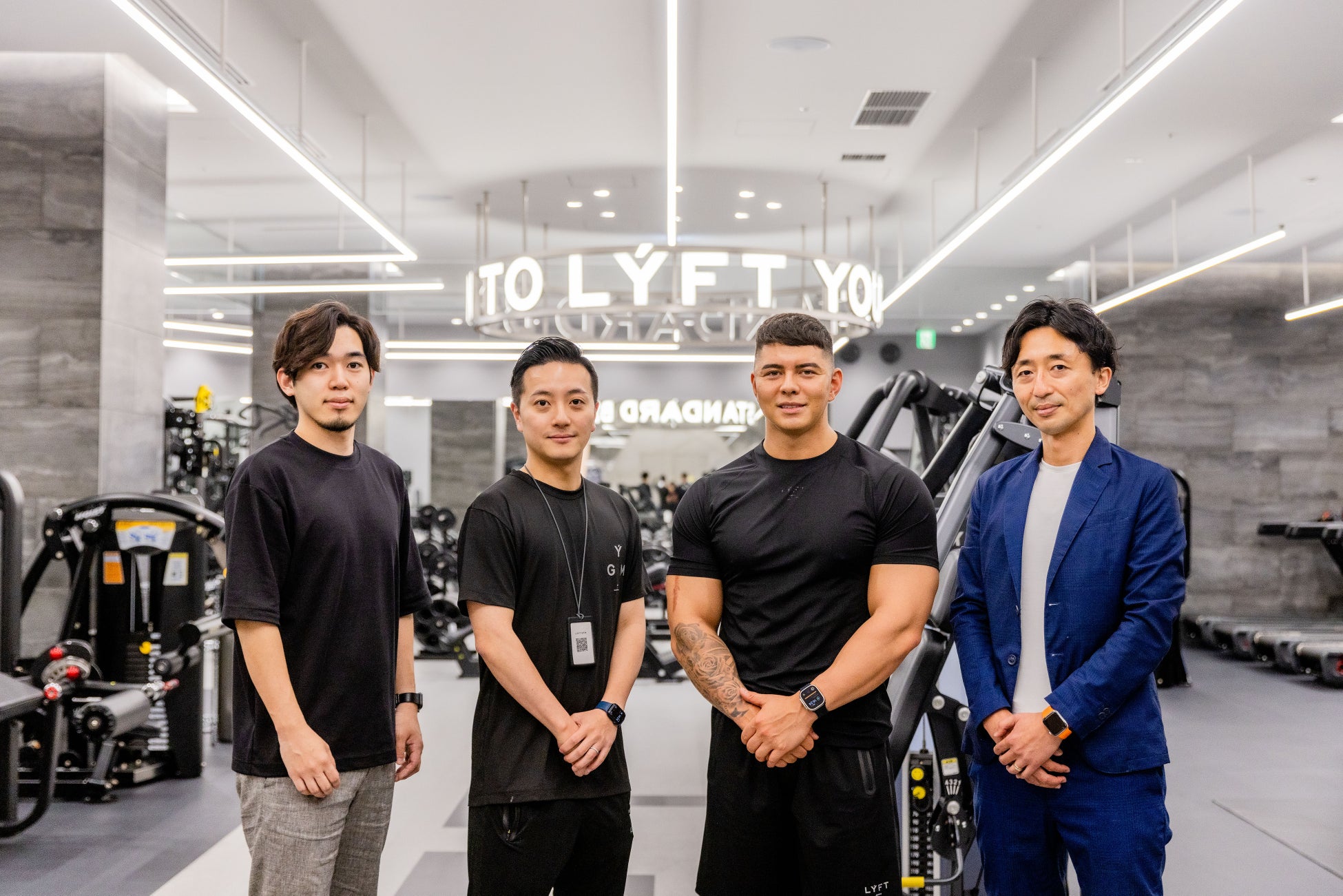 左からfixU 山岡、LÝFT 大場氏、LÝFT エドワード加藤氏、fixU 河原