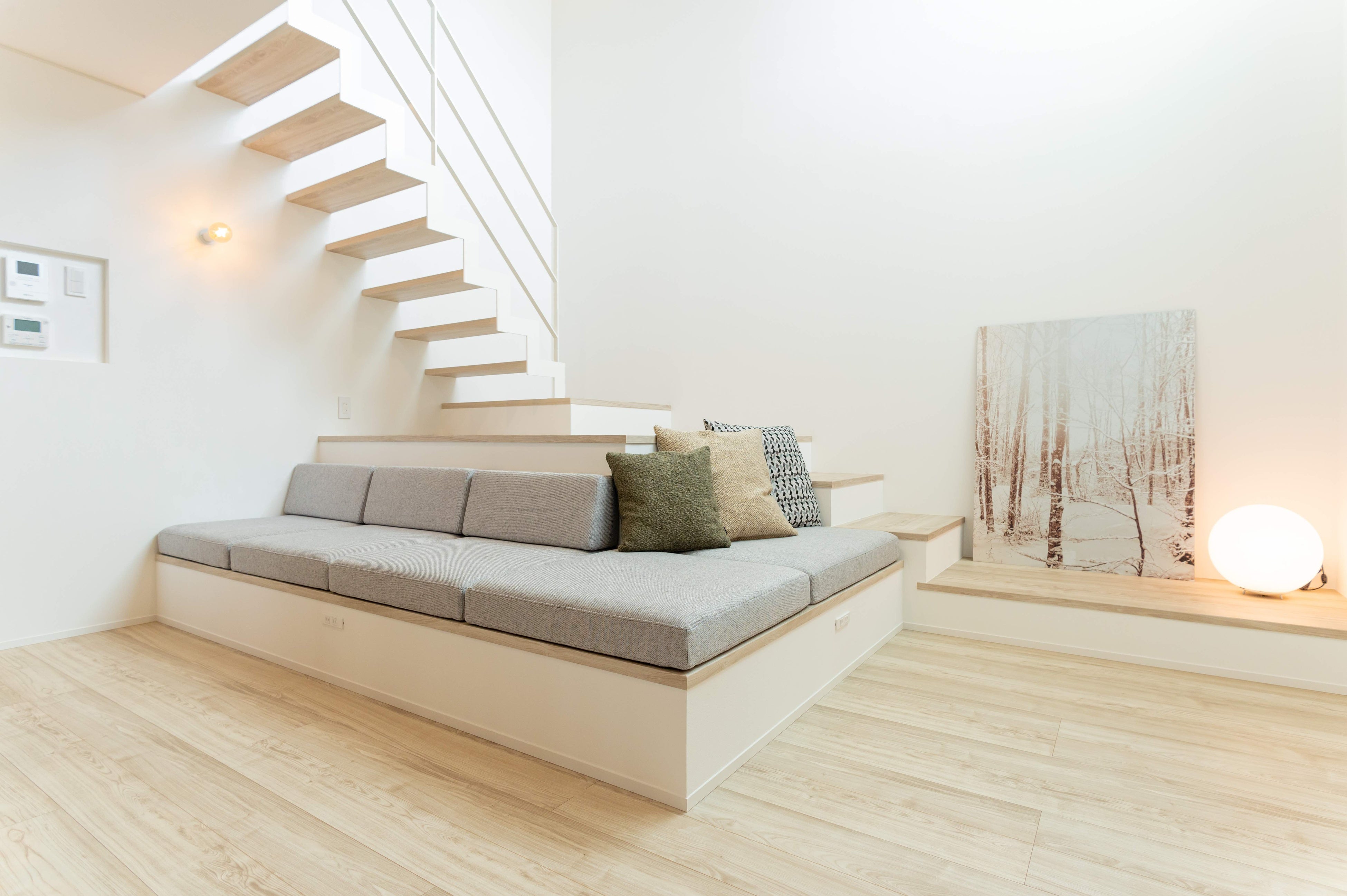 リビング・作り付けソファ