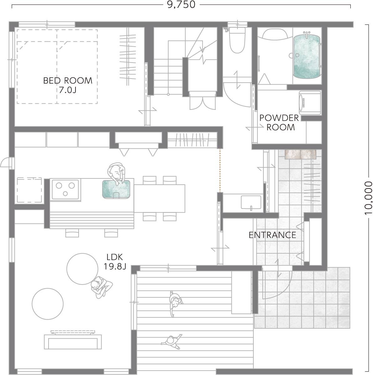 「FAVO#育てやすい。暮らしやすい。」の間取り