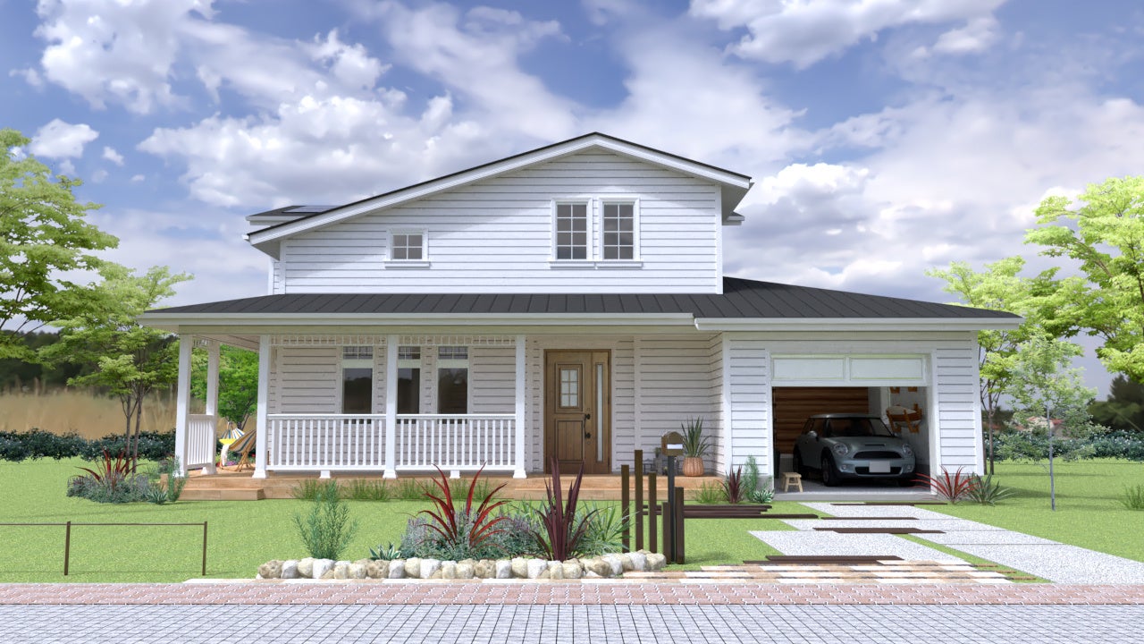 ＧＬホーム仙台店 新モデルハウス外観イメージ