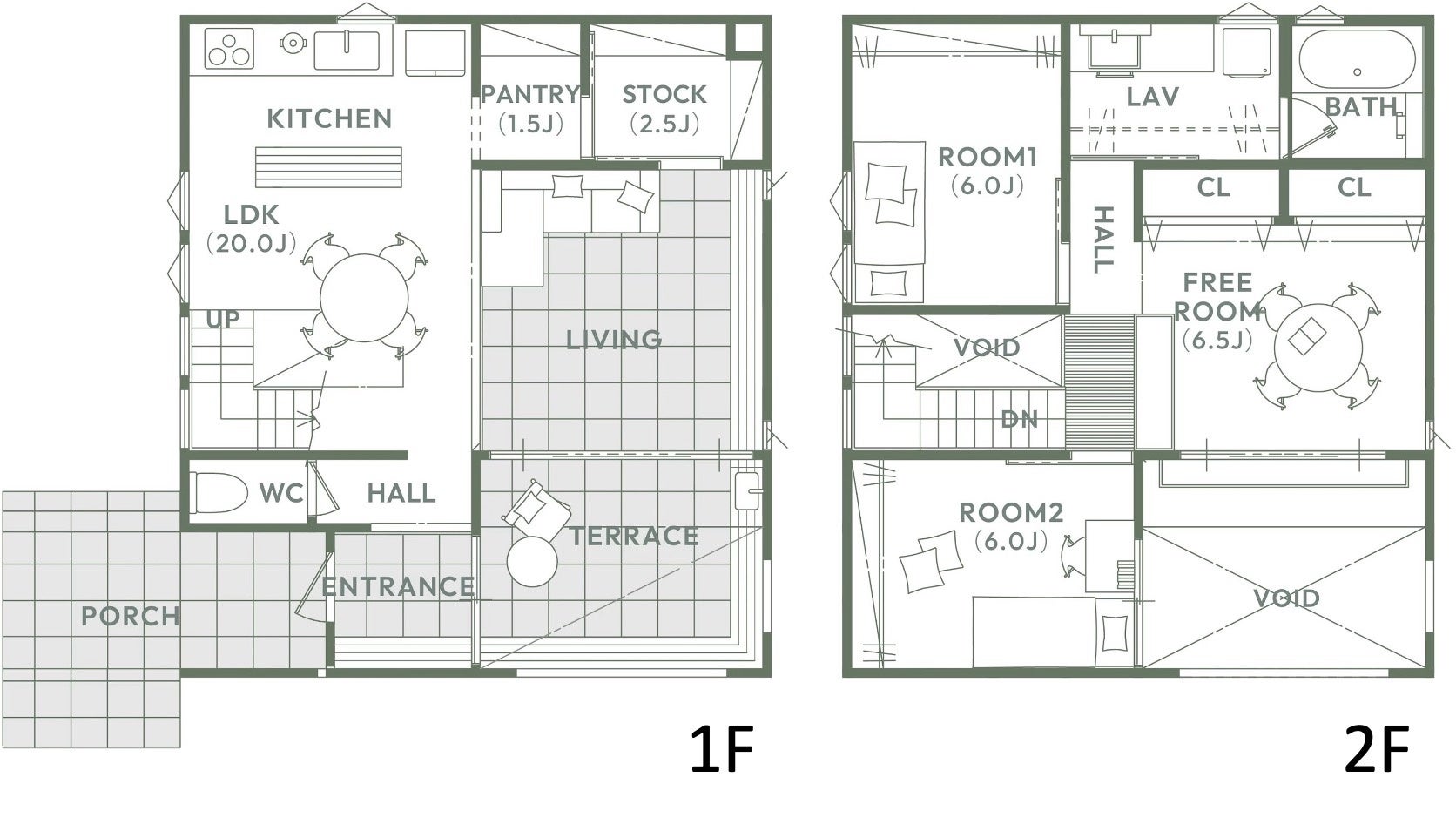 FLAGSHIP MODEL平面図