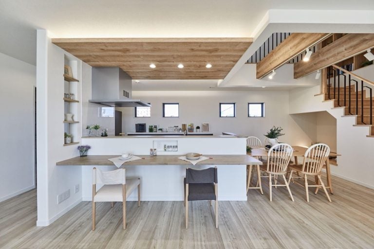 アイフルホーム神栖店 新モデルハウス内観　カウンターキッチン