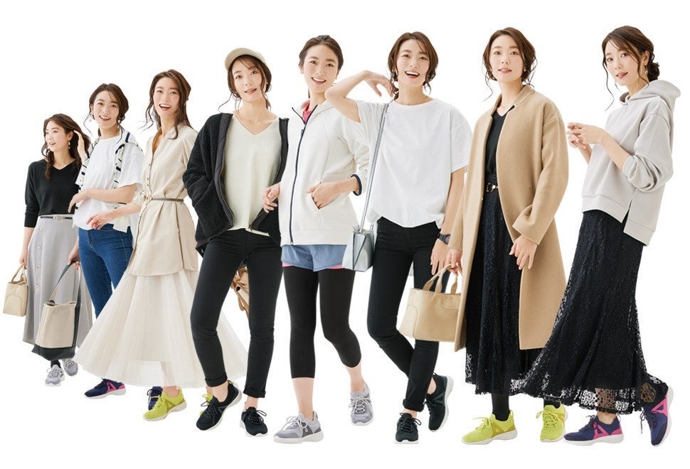 スカートやパンツスタイル、スポーツスタイルなど幅広いコーディネートに活用出来ます