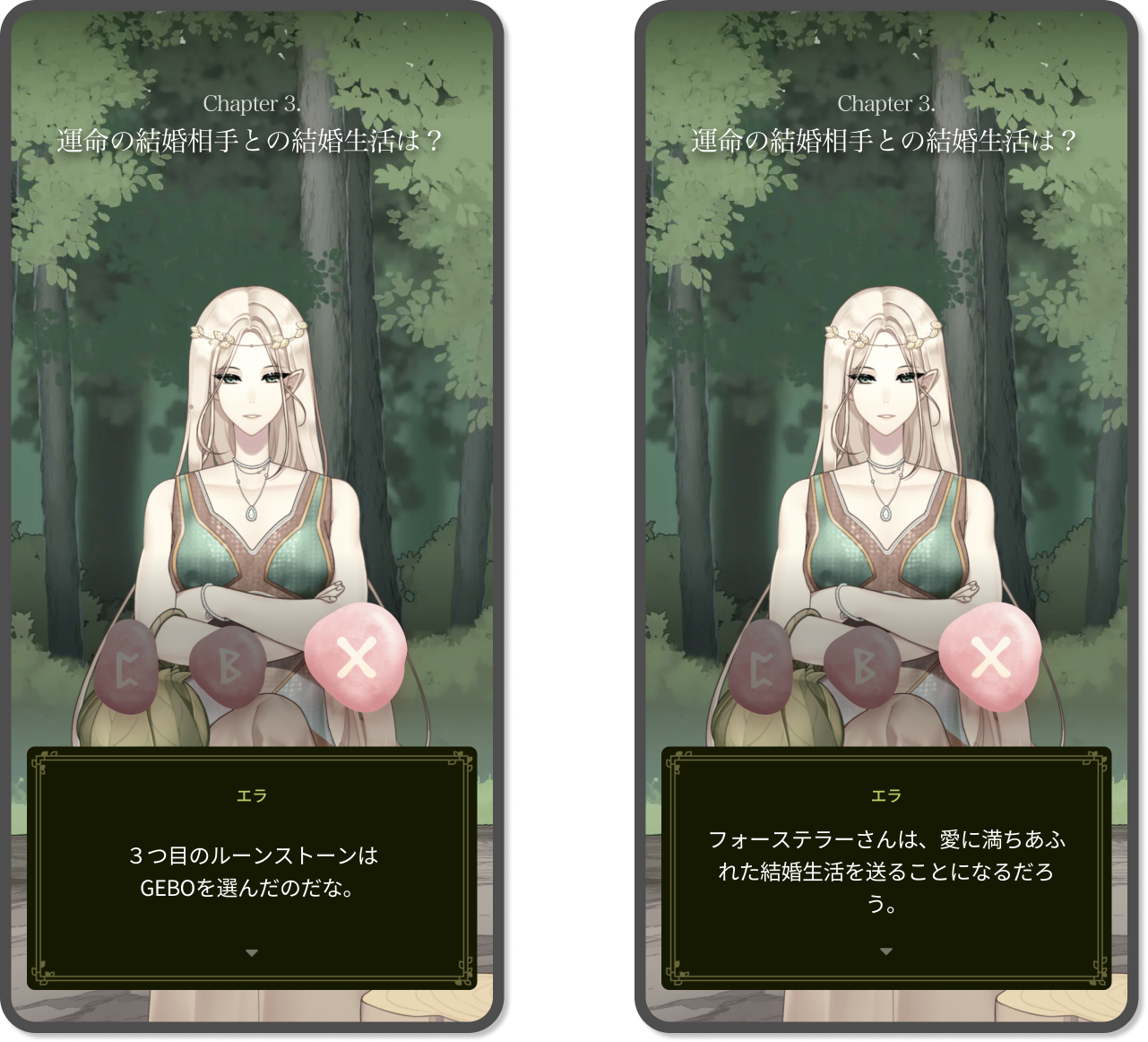 運命の結婚相手との結婚生活の鑑定結果（一例）