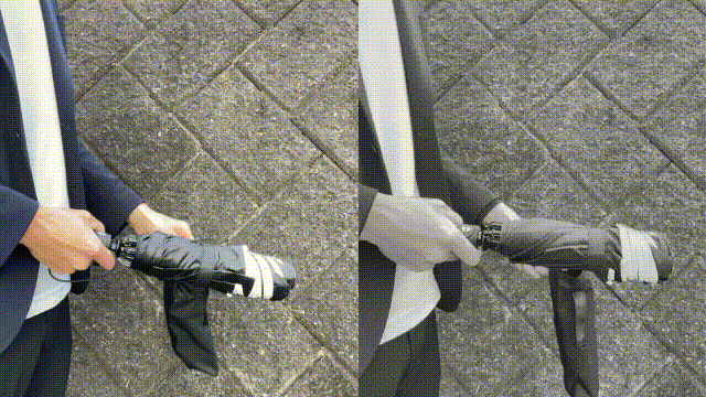 たたみやすく、しまいやすい